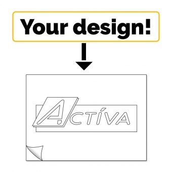 Adhesive Sand Art Board, Custom Design, 5-in x 7-in